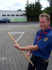 Stefan und das Kuppelmodell