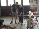 Aufstecken der oberen Aufnahme